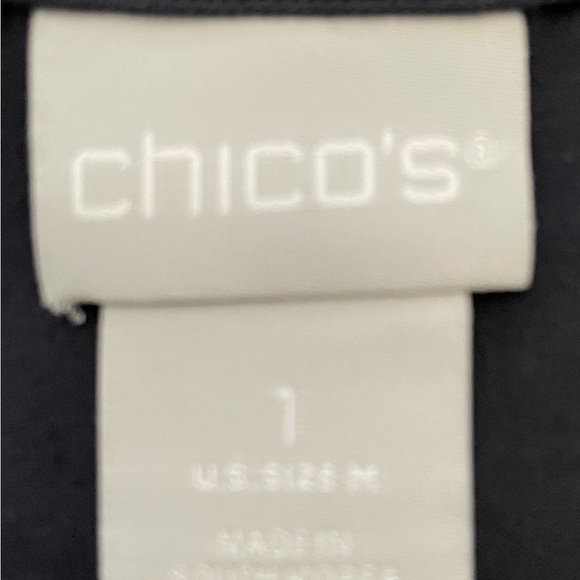 Chico women’s size 1 black and white stripes and polkadot. New no tag - Picture 4 of 4